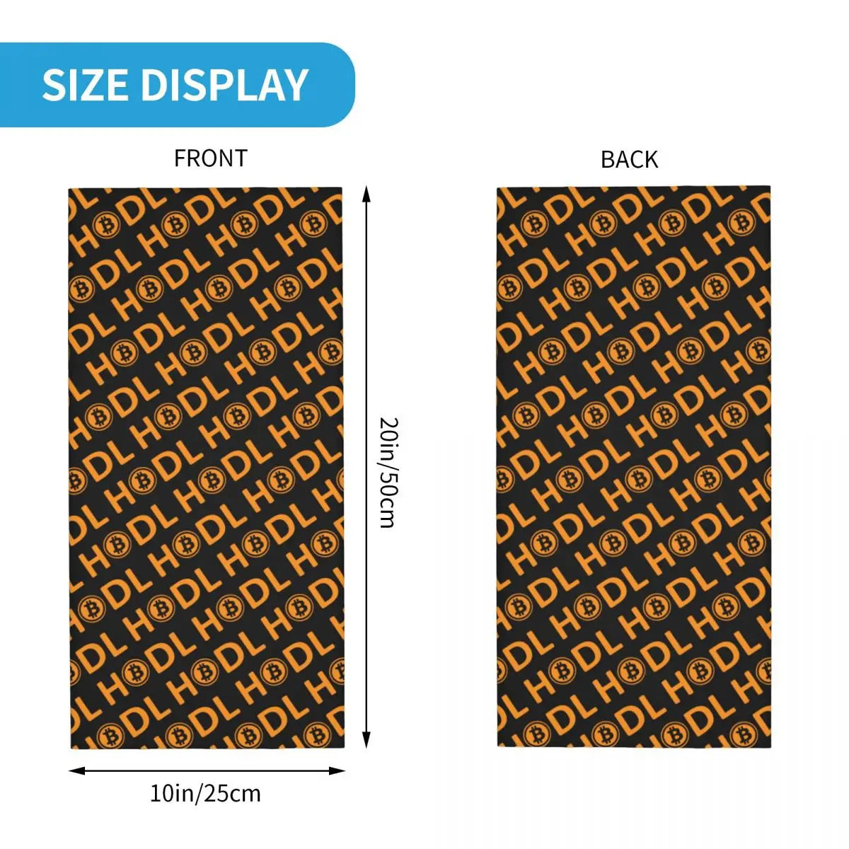 Bitcoin Hodl Bandana Winter Neck Warmer